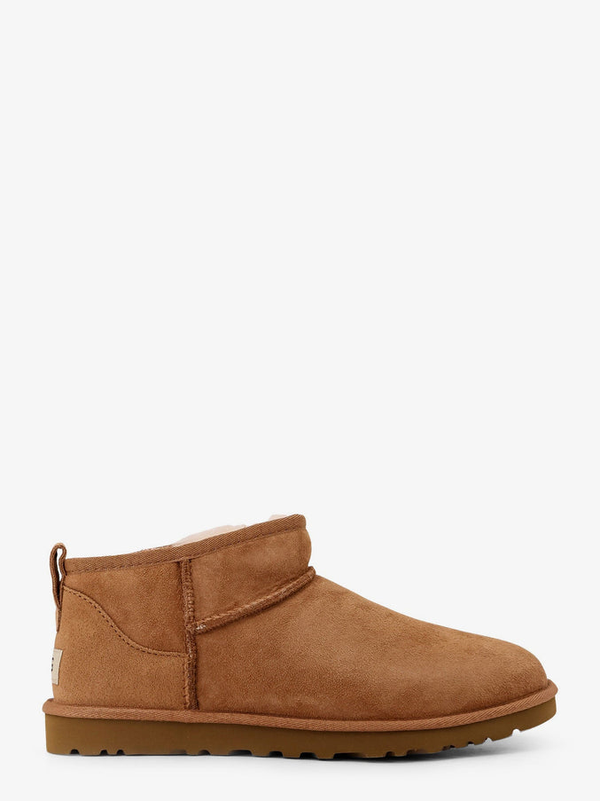 Ugg Classic Ultra Mini Suede Ankle Boots Chestnut