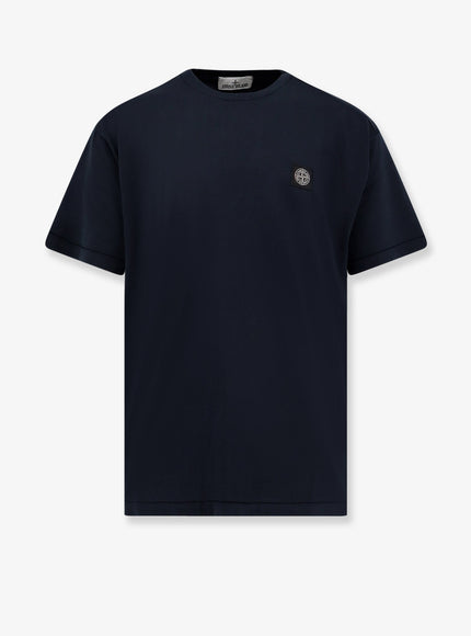 Stone Island Cotton T-Shirt Navy Blue