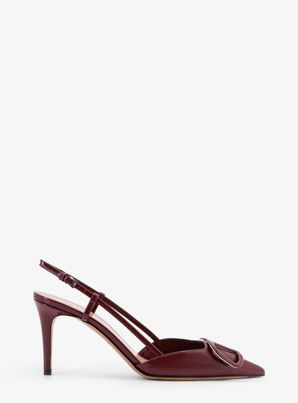 Valentino Garavani Valentino Garavani Patent Leather Slingback Pumps Rosewood