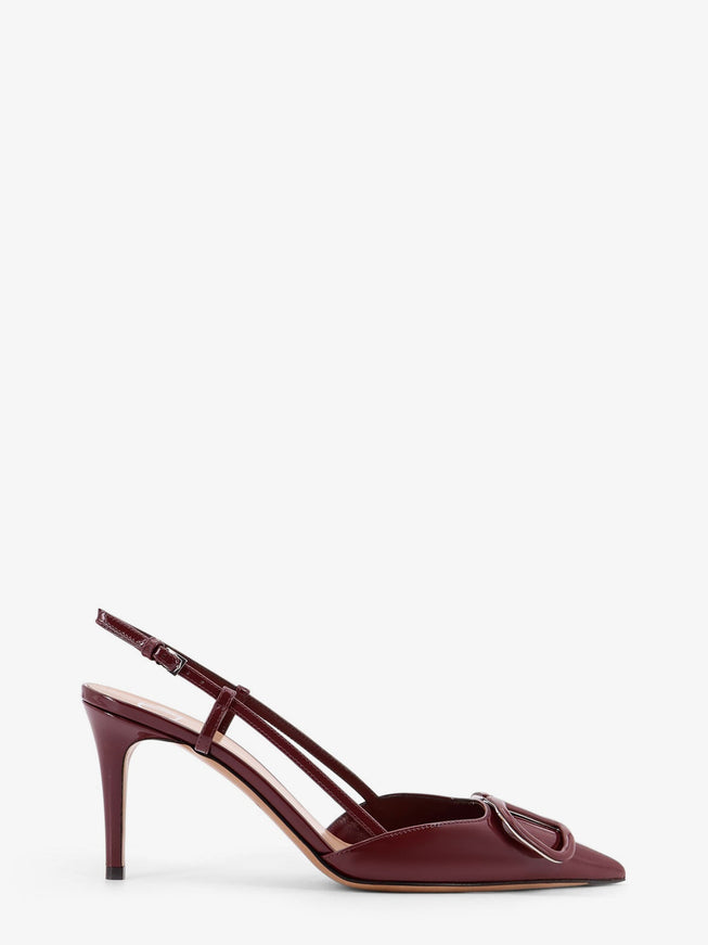 Valentino Garavani Valentino Garavani Patent Leather Slingback Pumps Rosewood