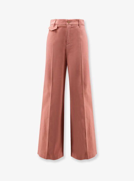 Chloe' Cotton Trousers Wild Pink