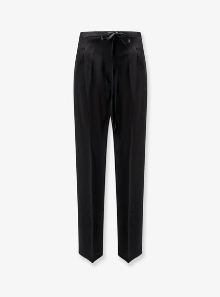Rohe Relaxed Satin Trousers Black