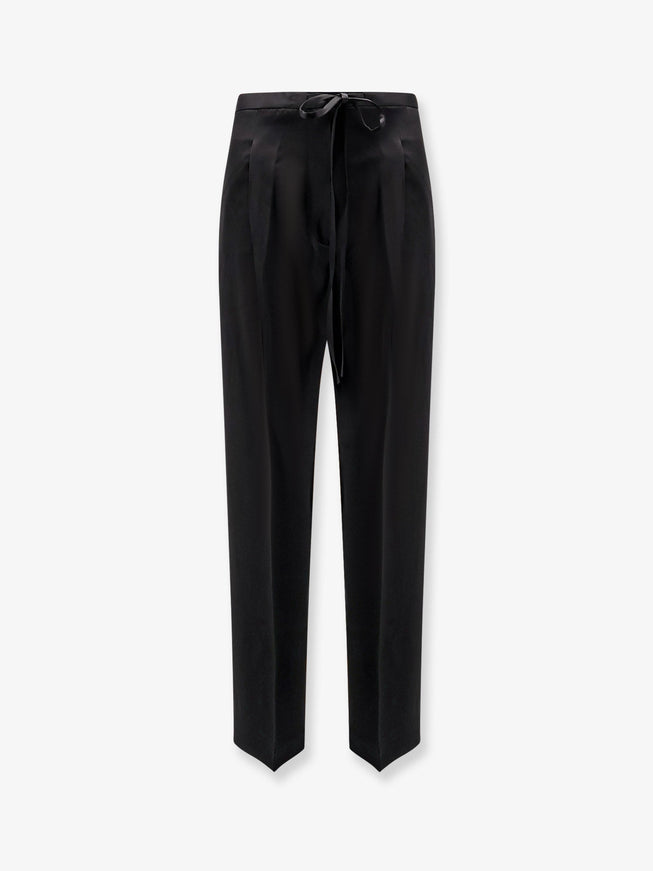 Rohe Relaxed Satin Trousers Black