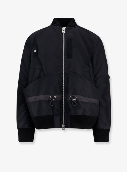 Sacai Nylon Bomber Jacket Black