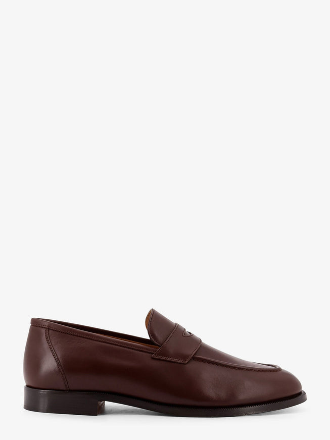 Loro Piana Sergio Walk Leather Loafers Cuoio Inglese
