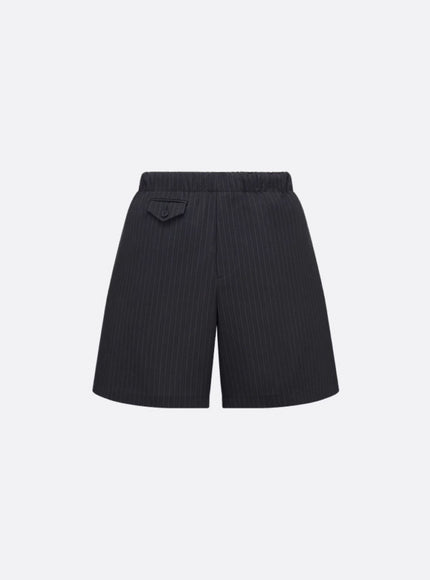 Dior Striped Wool Bemuda Shorts