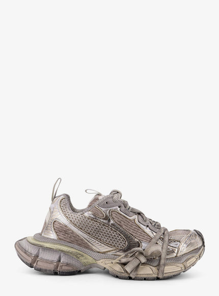 Balenciaga 3Xl Low-Top Mesh Sneakers Eggshell