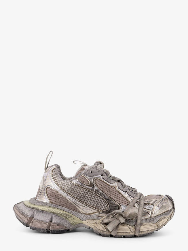 Balenciaga 3Xl Low-Top Mesh Sneakers Eggshell