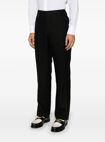 Fendi Ff-Pattern Trousers Nero