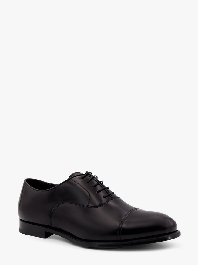 Doucal's Leather Oxford Shoes Nero