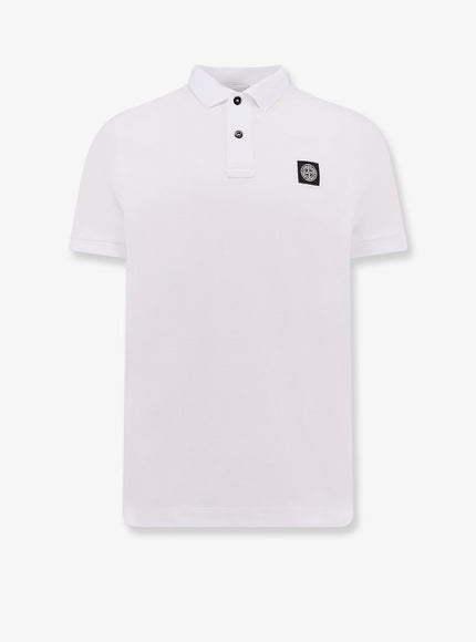 Stone Island Organic Cotton Polo Shirt White