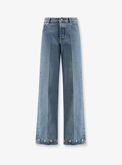 Valentino Jeans With Metal Details Jeans