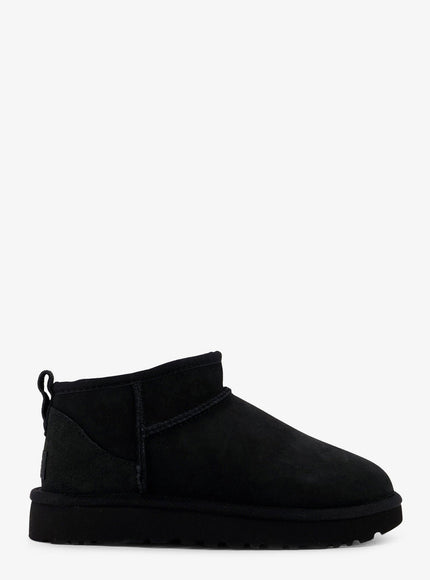 Ugg Classic Ultra Mini Suede Ankle Boots Black