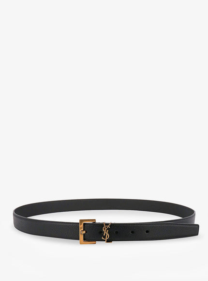 Saint Laurent Leather Belt 110 Nero