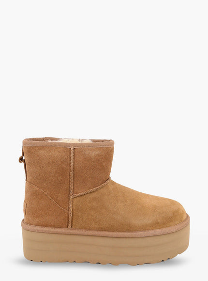 Ugg Classic Mini Platform Suede Ankle Boots Chestunt