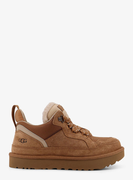 Ugg Lowmel Suede And Nylon Sneakers Marrone