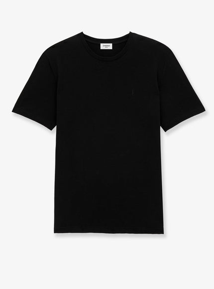 Saint Laurent Cotton T-Shirt Noir