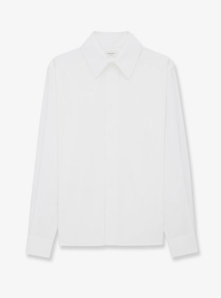 Saint Laurent Cotton Shirt Blanc