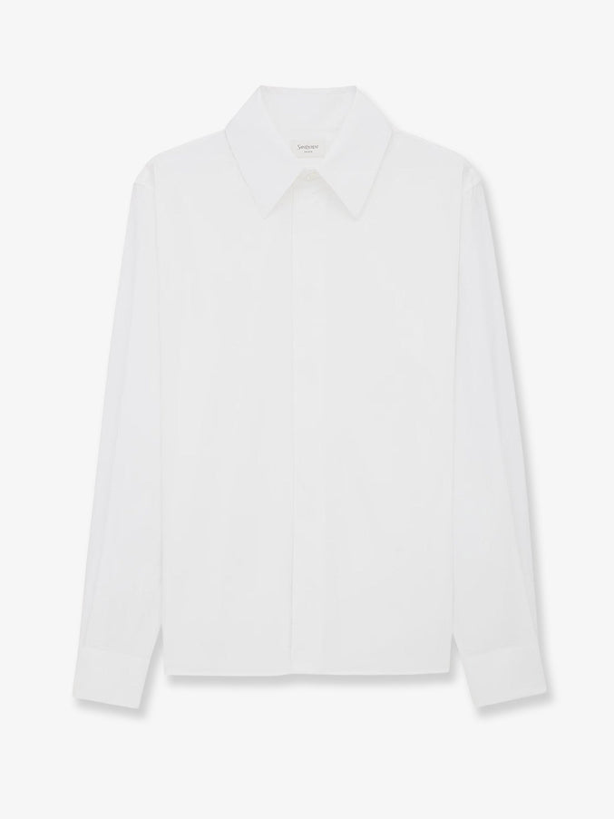 Saint Laurent Cotton Shirt Blanc