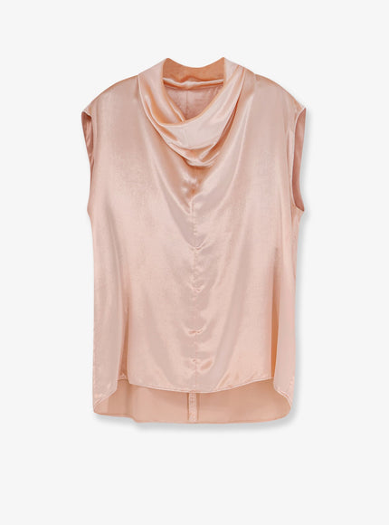 Alberta Ferretti Viscose Top Rosa