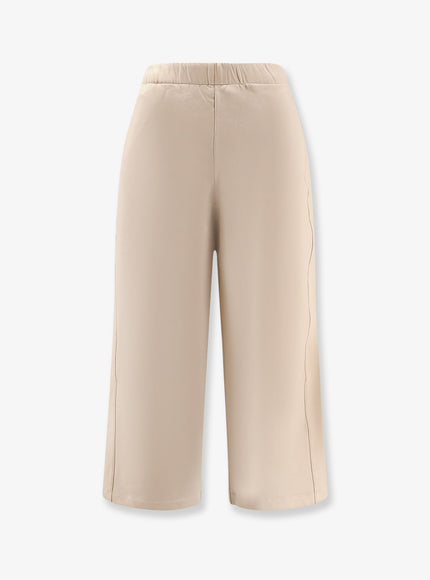 Max Mara Filovia Jogger Silk And Cotton Trousers Caramello