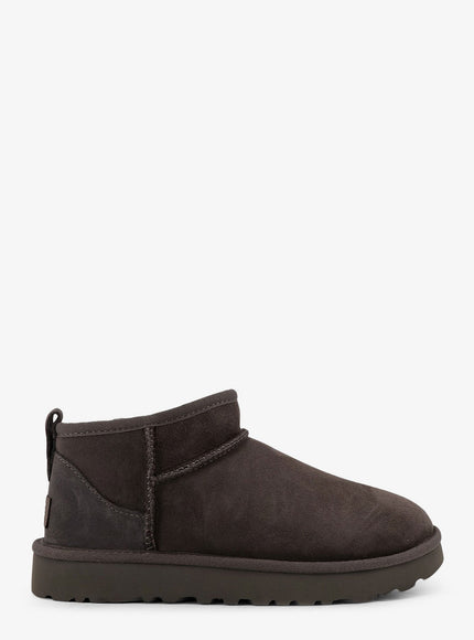 Ugg Classic Ultra Mini Suede Ankle Boots Grey