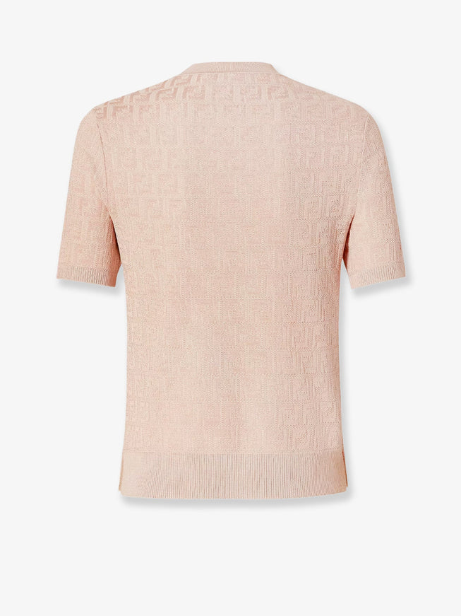 Fendi Ff Cotton And Viscose Sweater