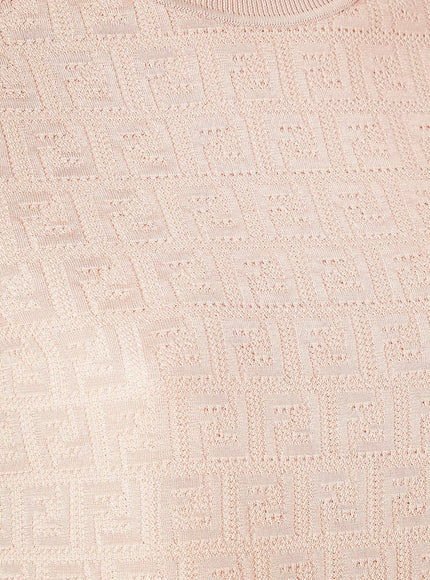 Fendi Ff Cotton And Viscose Sweater