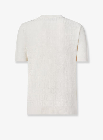Fendi Ff Cotton And Viscose Sweater