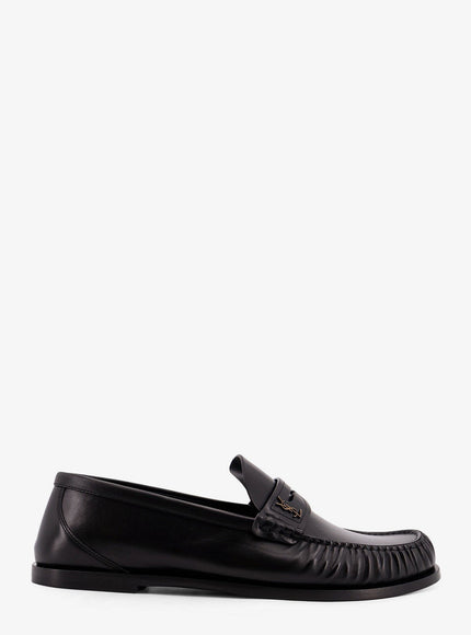 Saint Laurent Laurent 05 Leather Loafers Nero