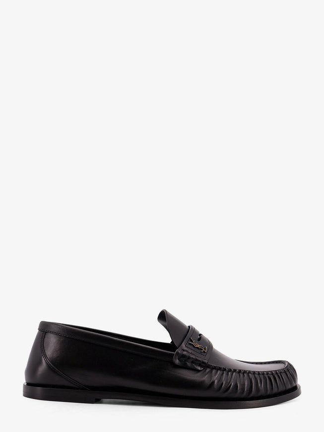 Saint Laurent Laurent 05 Leather Loafers Nero