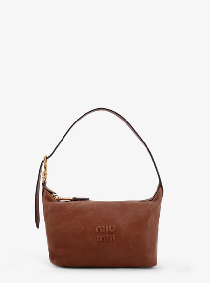 Miu Miu Leather Pouch Handbag Uni Rovere