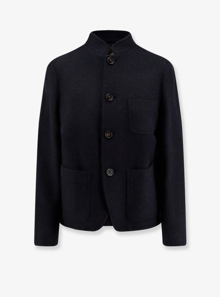 Loro Piana Cashmere Blend Jacket Blue Navy