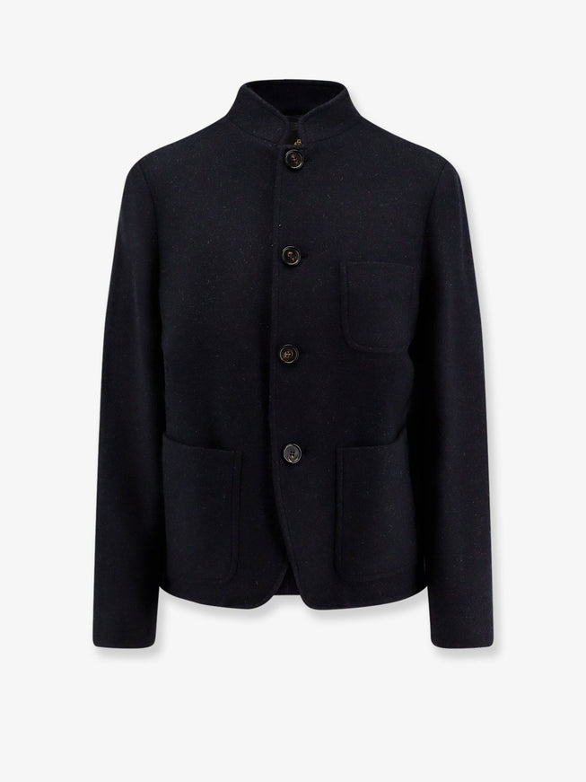 Loro Piana Cashmere Blend Jacket Blue Navy