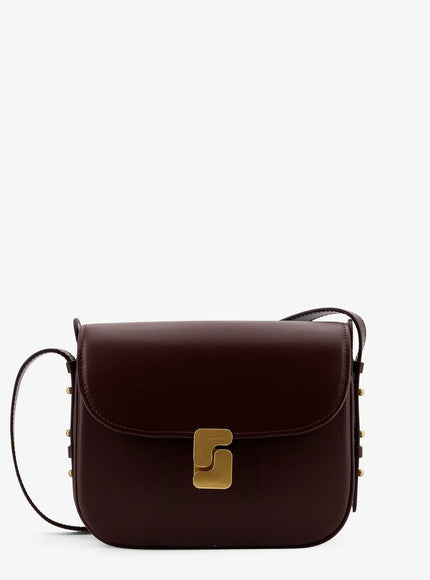 Soeur Bellissima Mini Leather Shoulder Bag Uni Marrone