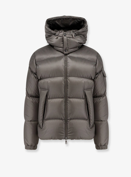 Moncler Couyere Recycled Nylon Down Jacket Grigio Chiaro