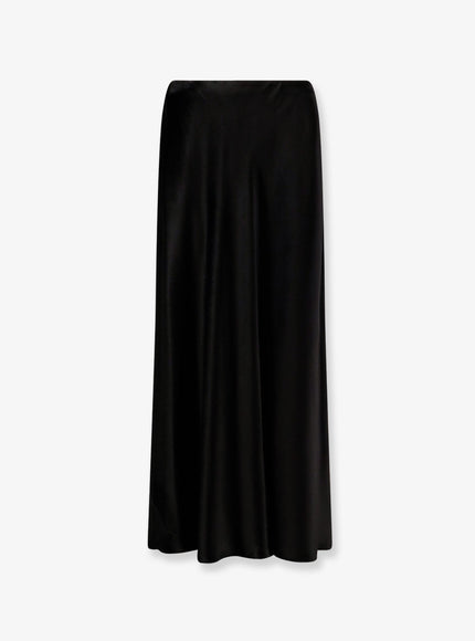 Alberta Ferretti Velvet Midi Skirt Nero