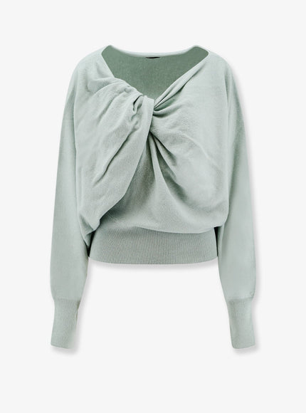 Alberta Ferretti Wool, Silk And Cashmere Sweater Verde