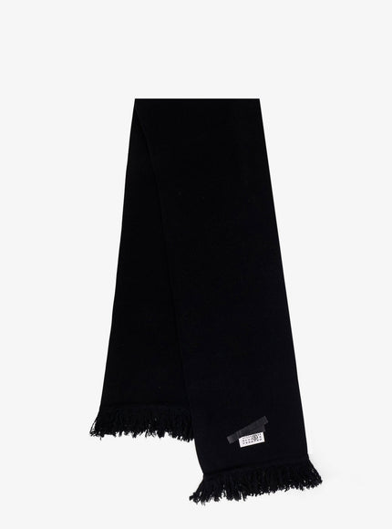 Mm6 Maison Margiela Wool Blend Scarf Uni Nero