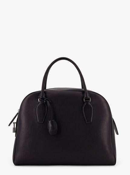 The Row India 12.00 Leather Handbag Uni Black Ans