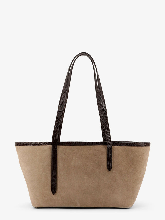 Atp Atelier Gaiba Suede Shoulder Bag Uni Avena Walnut
