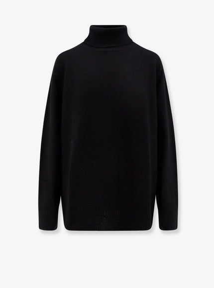 The Row Stepny Wool And Cashmere Turtleneck Sweater Black