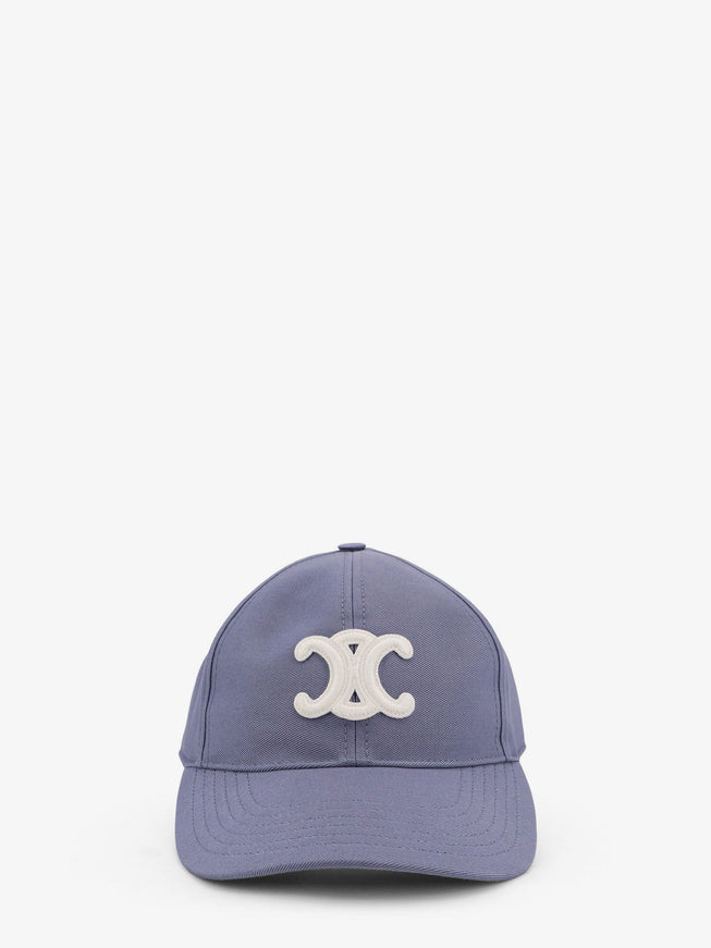 Celine Cotton Baseball Hat Periwinkle Blue