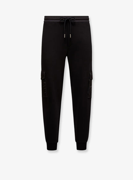 Moncler Cotton Blend Jogger Trousers Nero