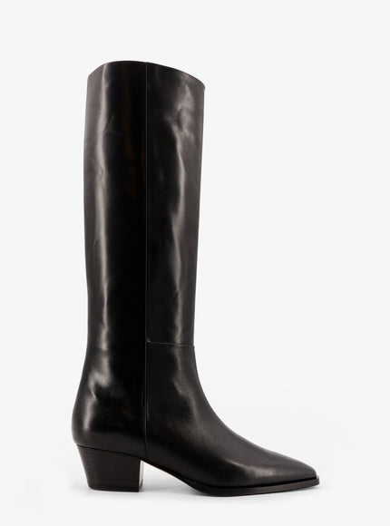 Aeyde Medea Leather Boot Nero