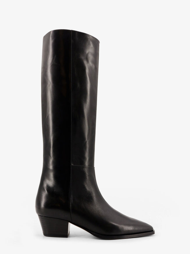 Aeyde Medea Leather Boot Nero