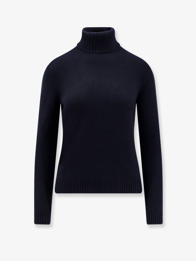 Loro Piana Parksville Cashmere Turtleneck Sweater Blue Navy