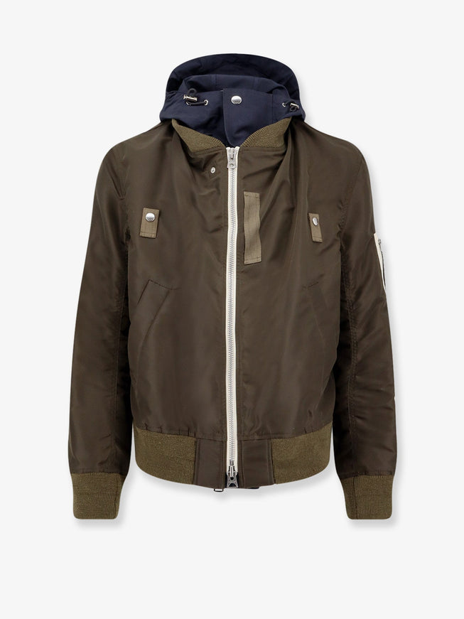 Sacai Nylon Bomber Jacket D Khaki Navy