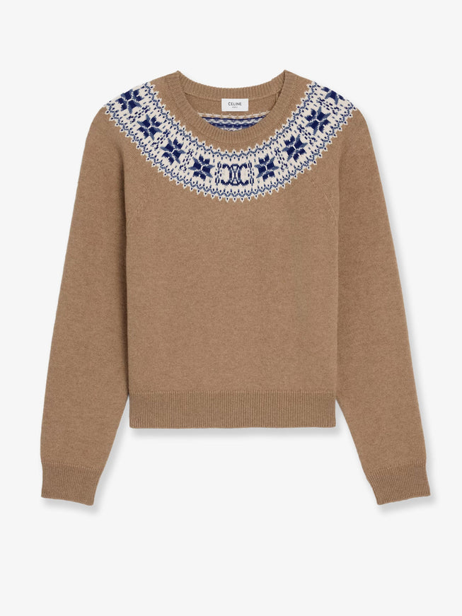 Celine Cashmere Sweater Camel