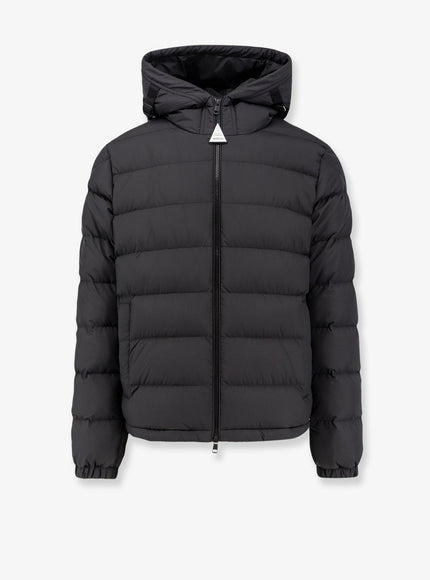 Moncler Laveraet Hooded Down Jacket Nero
